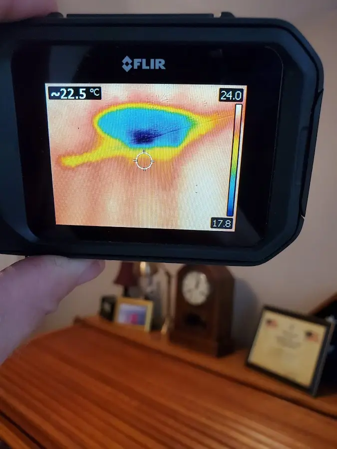 Thermal imaging inspection for water damage in Neenah